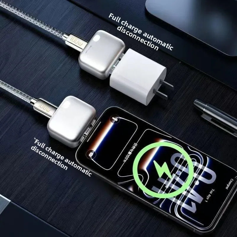 Experience Lightning-Fast Charging with Our 140W Intelligent Auto-Disconnect Adapter for Type-C Devices